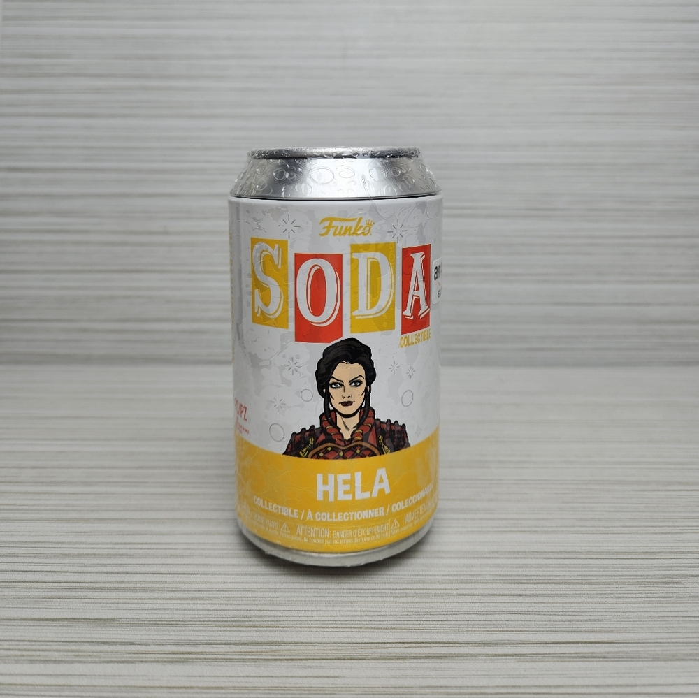 Funko SODA Marvel What If...? Hela Can and Vinyl Figure